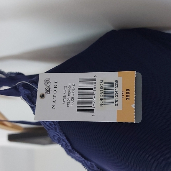 NWT Natori Front Closure Racer Back Lightly Padded Mesh Bra Size 36DD - Picture 4 of 8